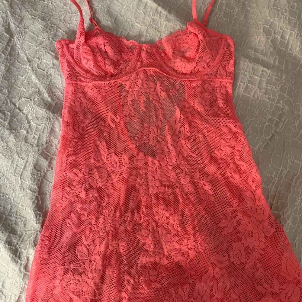 Victoria’s Secret coral lace top